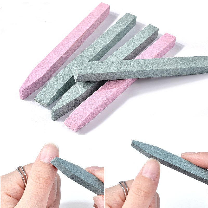 Outil de soin des ongles bâton abrasif à quartz pour ongles