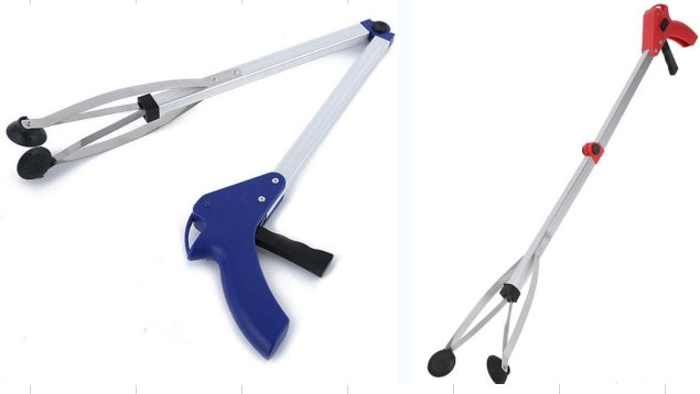 Aluminum Alloy Folding Trash Clip Picking Device Household Picking Unit Sanitation Garbage Clamp Health Clip