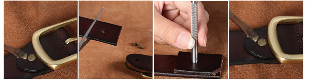 Men's Leather Belt - Classic Simplicity