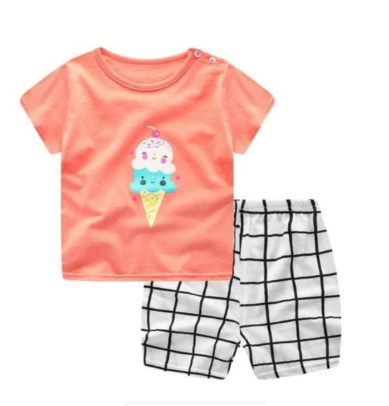 Summer Children's Clothing - Short-Sleeved Suit