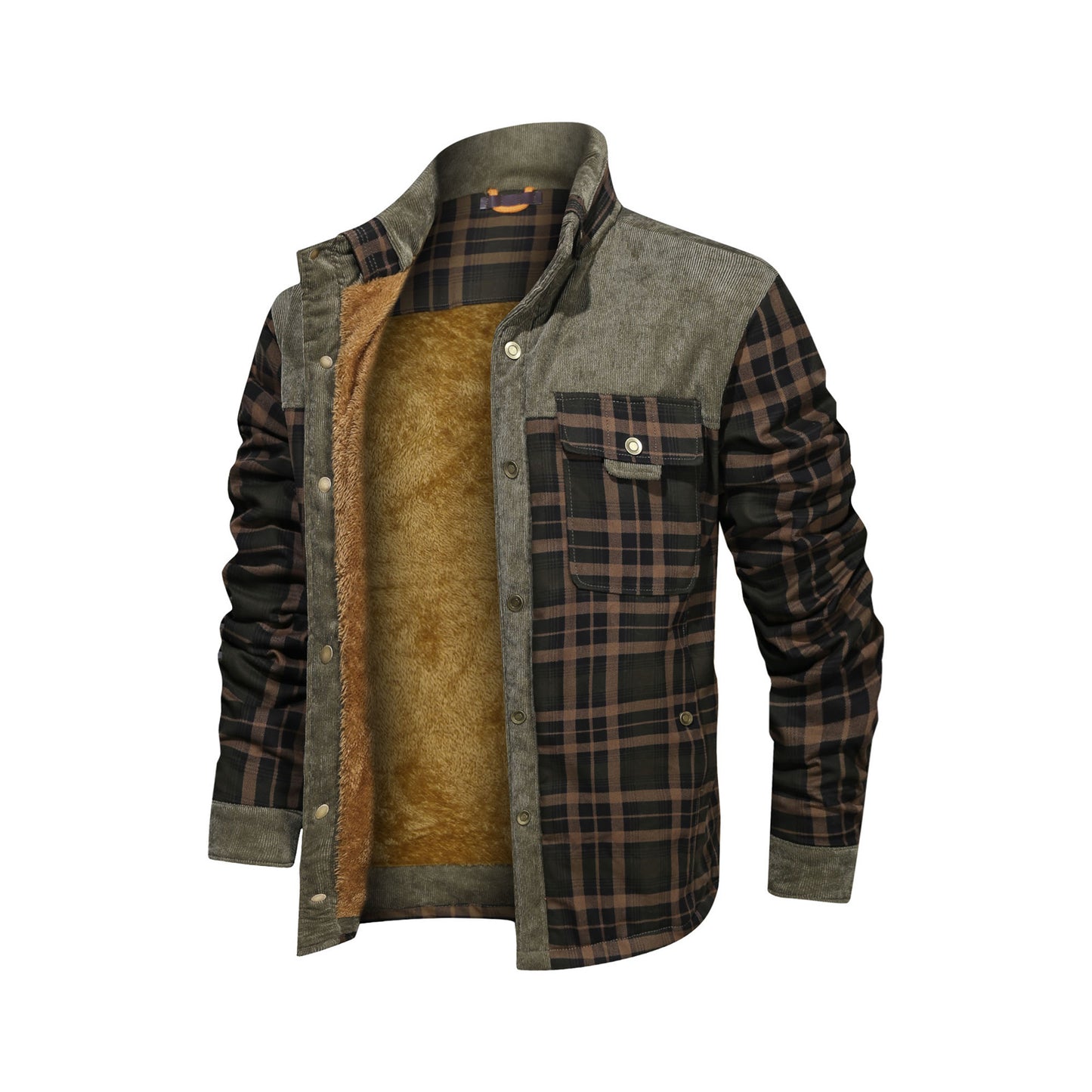 Manteau militaire épais en polaire pour homme, manteau d'automne et d'hiver, vêtements de marque
