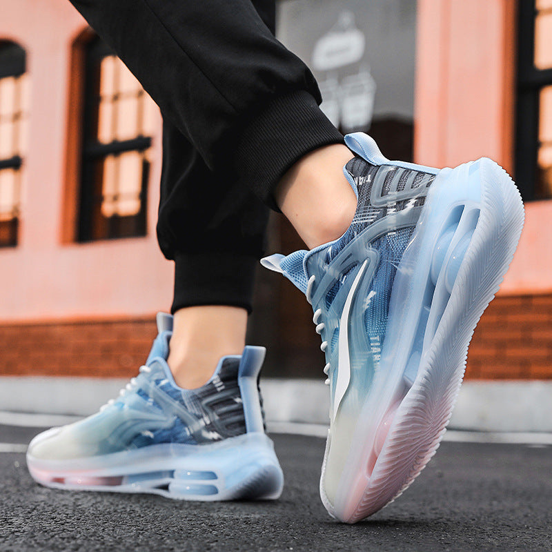 Mode utomhus stora herrsneakers i casual stil