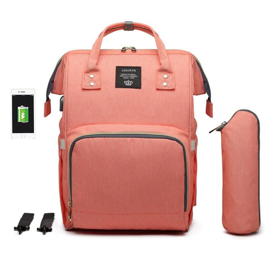 Sac à couches de grande capacité, sacs à dos pour soins infirmiers pour maman, voyage pour bébé