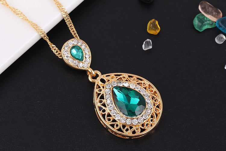 Earrings and Necklace Set Combination - Elegant Jewelry Collection