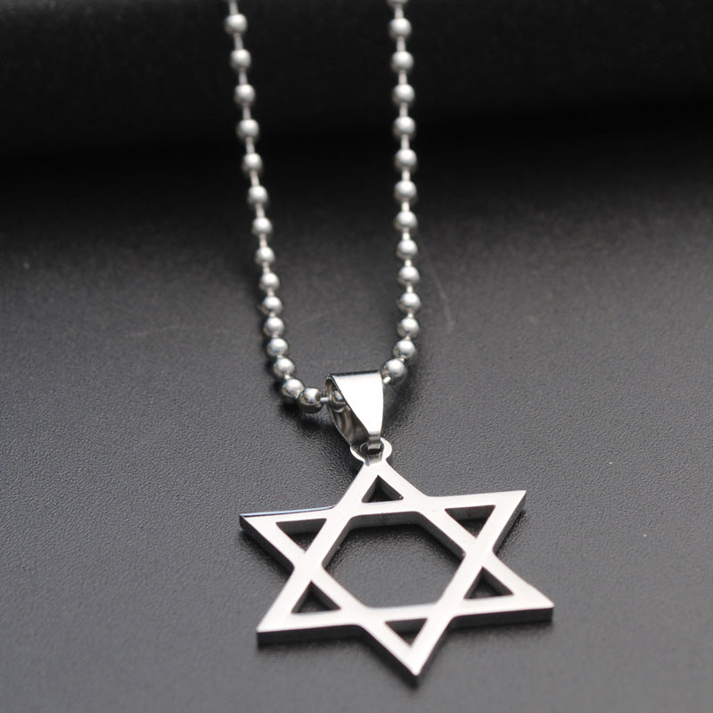 Collier étoile à six branches