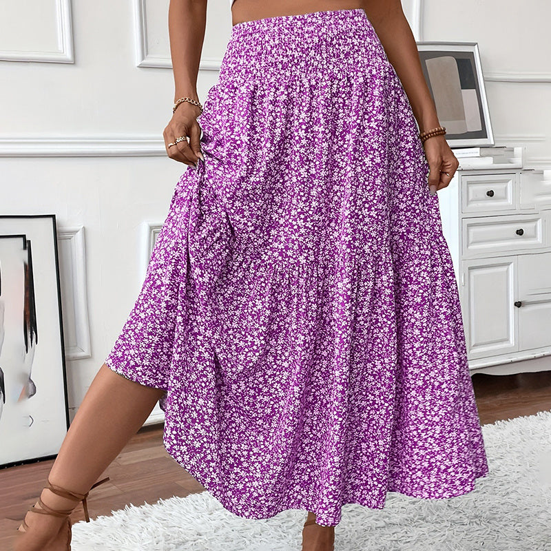 Professional Elegant Suede Fringe Rivet Short Skirt - Polyester Elastane (90%/10%, Brown, S-XL)