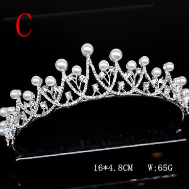 Coiffe bandeau en strass et perles super scintillantes