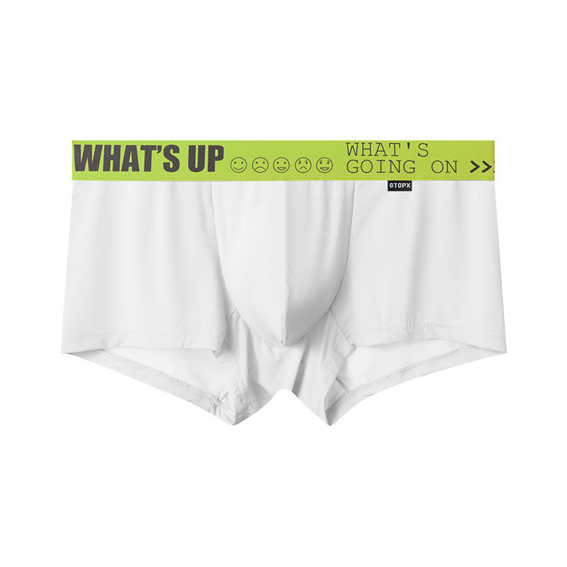 Tunna boxershorts i silkesblandning med medelhög midja för män