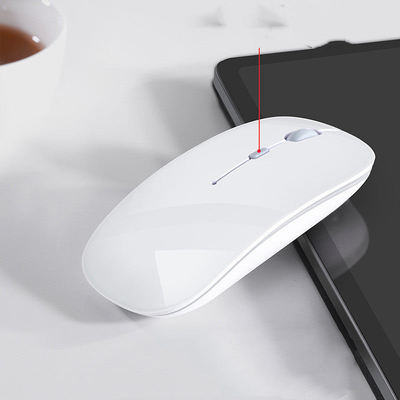 Kompatibel med Apple, iPad trådlös Bluetooth-mus för laddningsbar bärbar dator