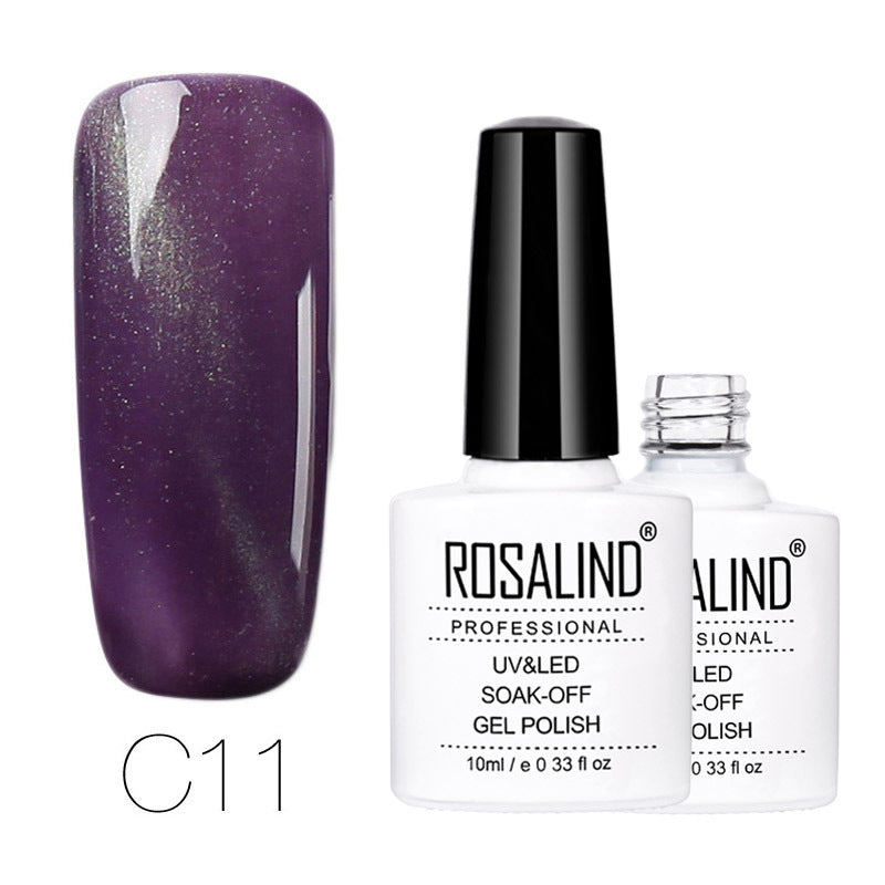 Cat Eye Gel Nail Polish - 30 Colors - 10ml - Phototherapy UV/LED - 2 Year Shelf Life - Natural Resin Formula