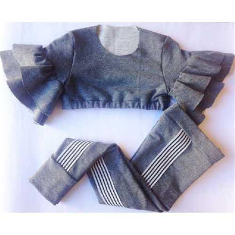 Autumn Kids Baby Girls T-Shirt Pants Outfits - 2P