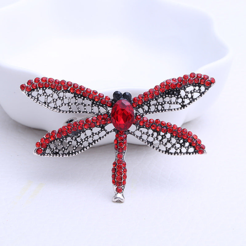Dragonfly Hollow Brooch