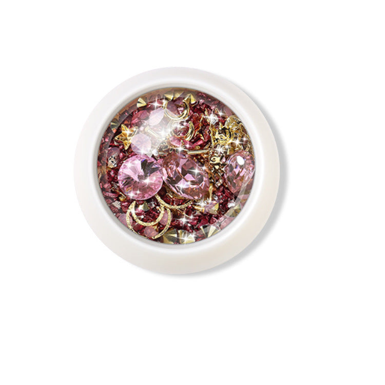 Professional Nail Jewelry Rivets - 89g Metal Collection | 6 Color Options Diamond Design