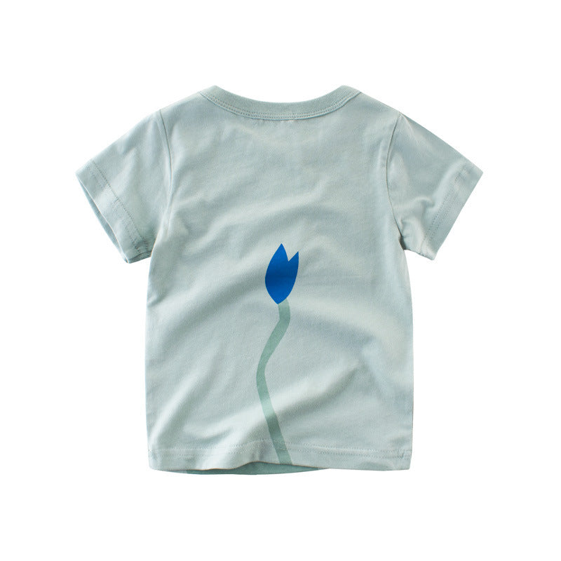 T-shirt enfant manches courtes garçon demi manche