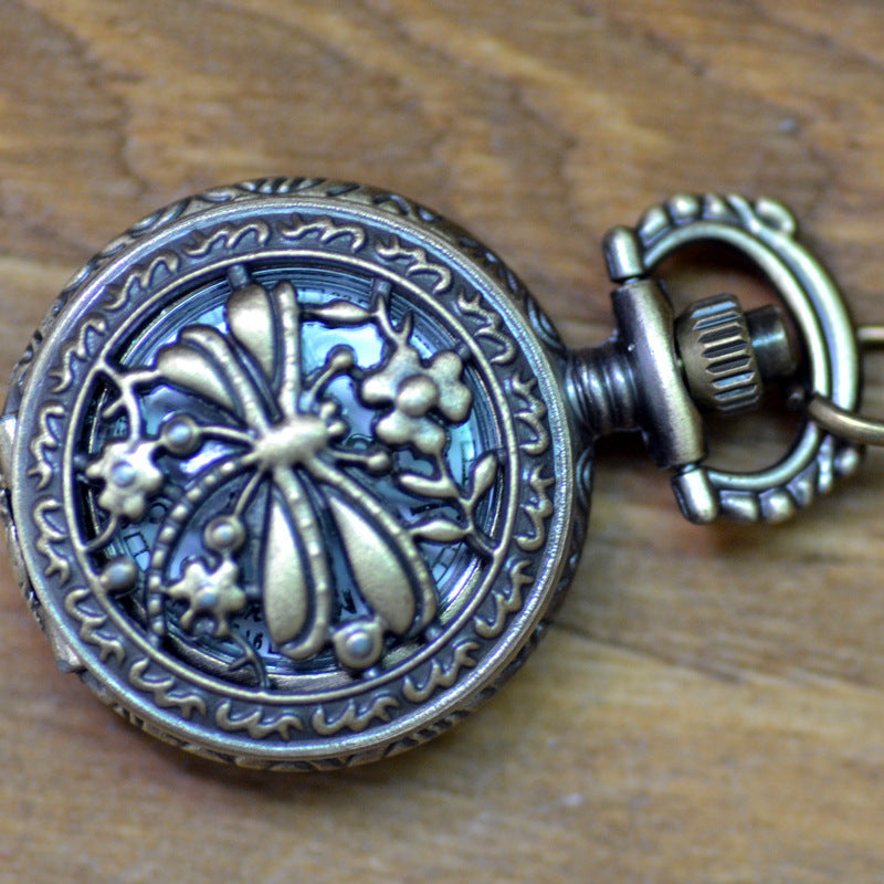 Vintage herr- och damklocka med halsband