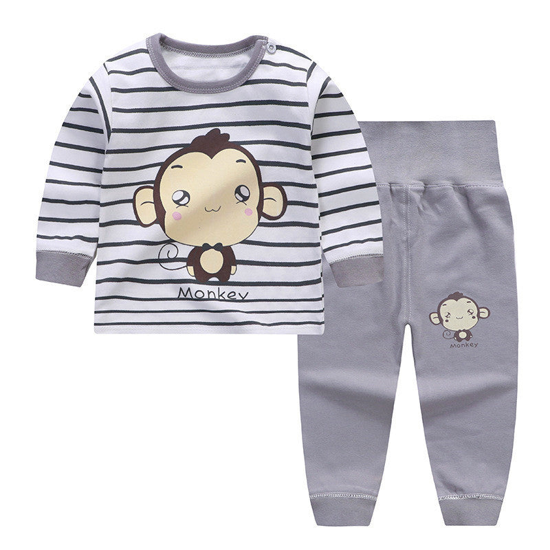 High Waist Belly Protector Baby Underwear Set