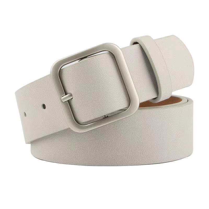 Leather Belt Buckle Belt - Timeless Classic