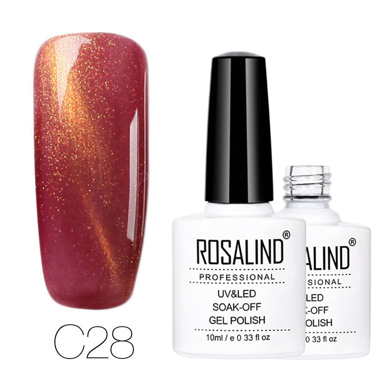 Cat Eye Gel Nail Polish - 30 Colors - 10ml - Phototherapy UV/LED - 2 Year Shelf Life - Natural Resin Formula