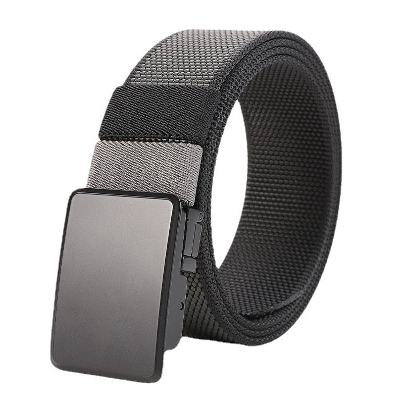 Men's Rotating Buckle Double-Sided Nylon Waistband - Versatile Innovation
