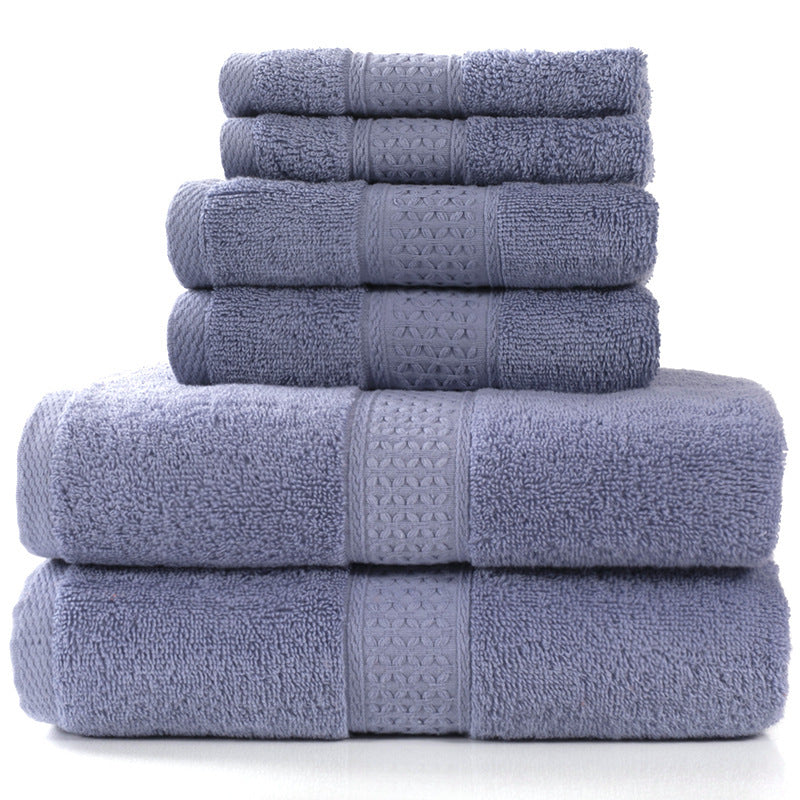 Ensemble de serviettes absorbantes en coton de 3 pièces et 6 pièces