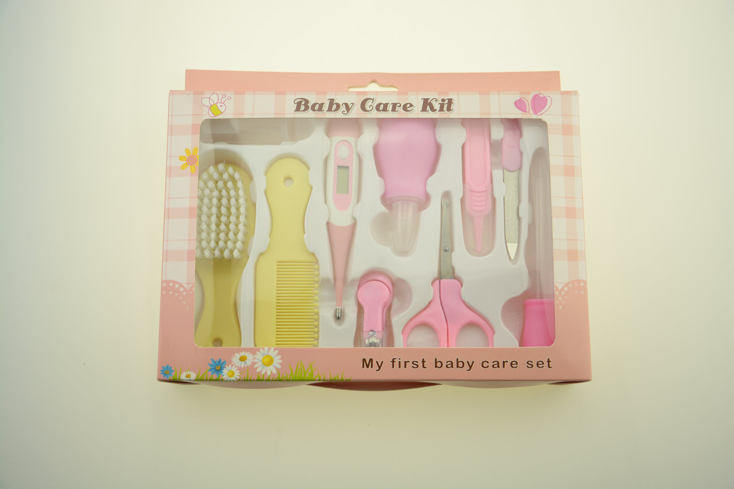 Maternal Infant Care Set - 10 Pieces Plastic Multi-Color Baby | Thermometer Feeding Nasal Manicure