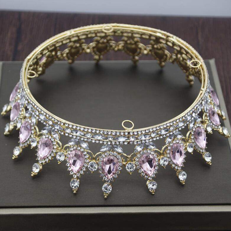Barock Brudkrona Huvudbonad Rhinestone Håraccessoarer