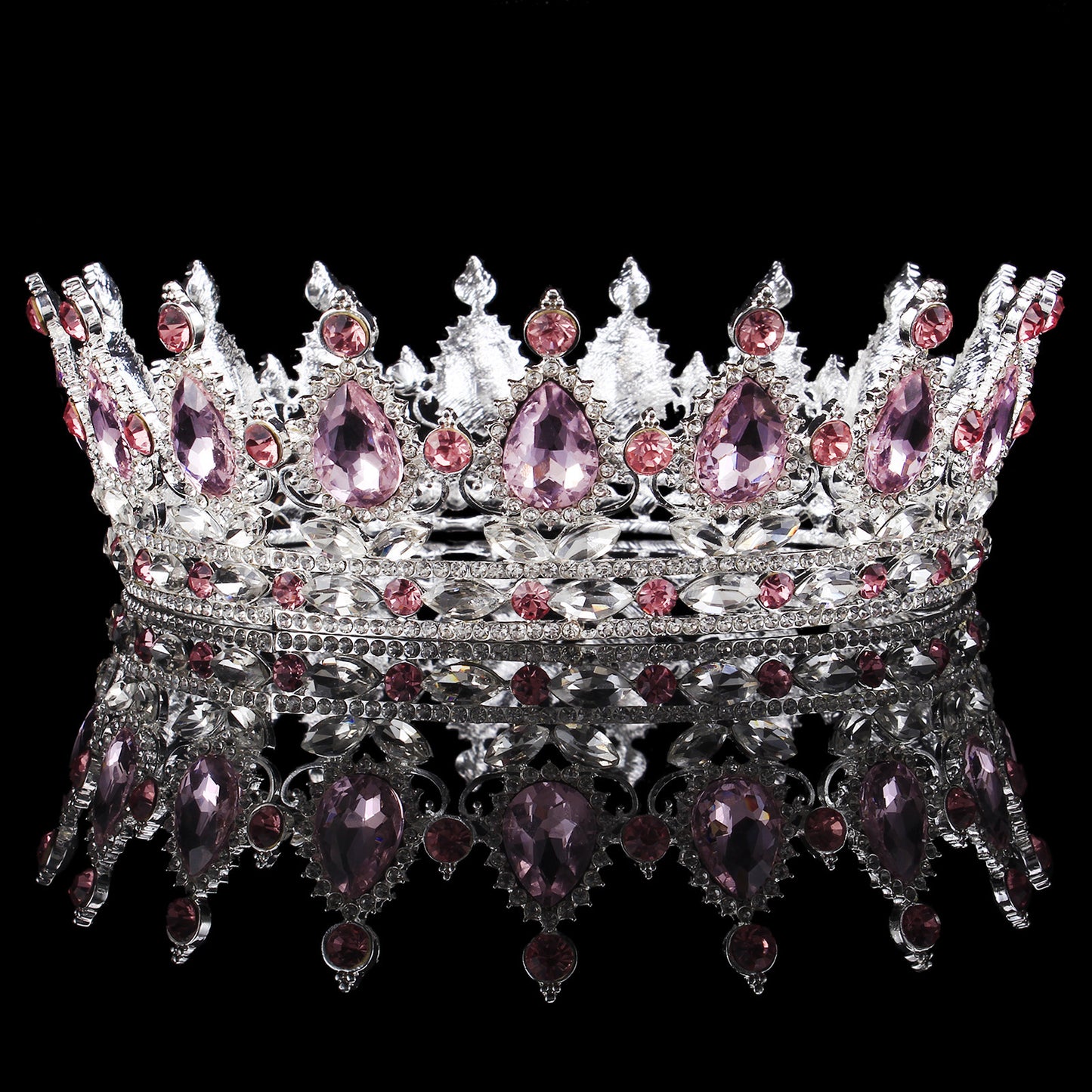 Barock Brudkrona Huvudbonad Rhinestone Håraccessoarer