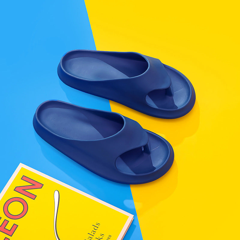 Summer Outside Wearing Bathing Beach Couple Flip-flops