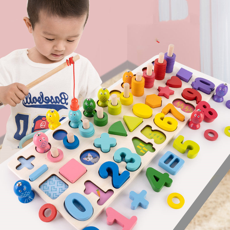 Educational Toy Brain Fishing - Wooden Toy for Children