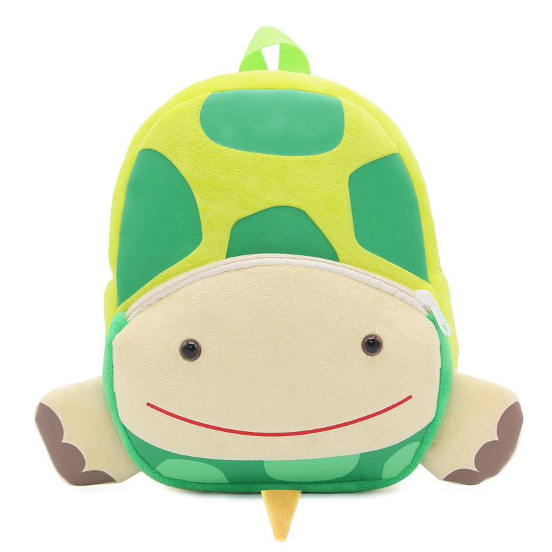 Mignon Zoo cartable pour enfants sac à dos en peluche Animal tortue