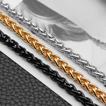 Colliers en acier titane pour hommes