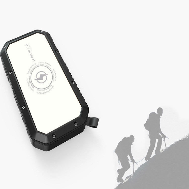 Torche d'accessoires de téléphone de batterie externe solaire sans fil