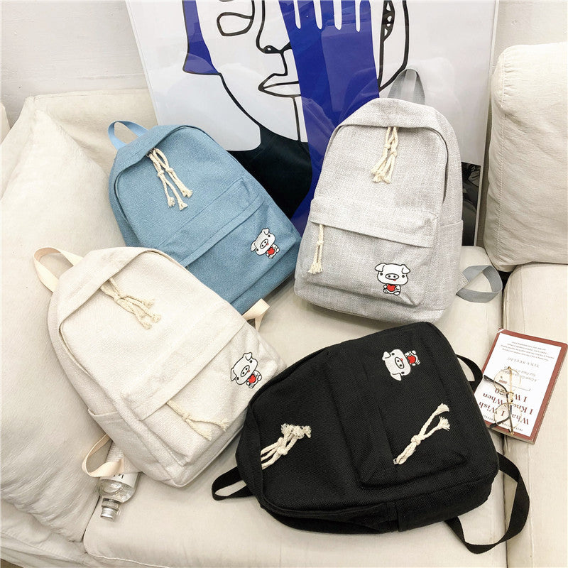 Nouvelle mode Joker Simple sac à dos de couleur unie