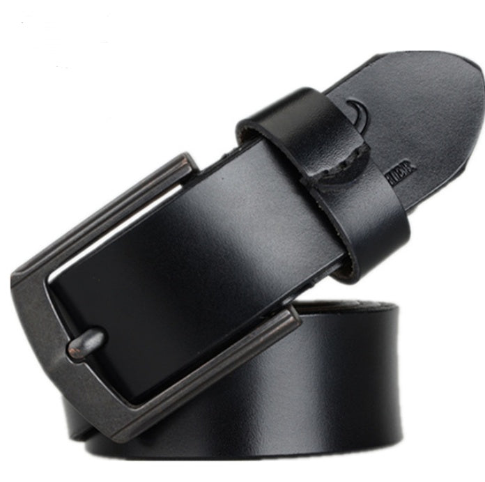 Dynamic Buckle Leather Belt - Kinetic Energy