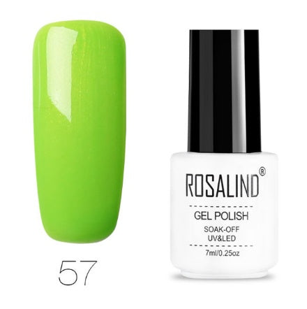 ROSALIND Pure Colors Gel Polish Collection - 7ML | 58 Colors + Base/Top UV/LED