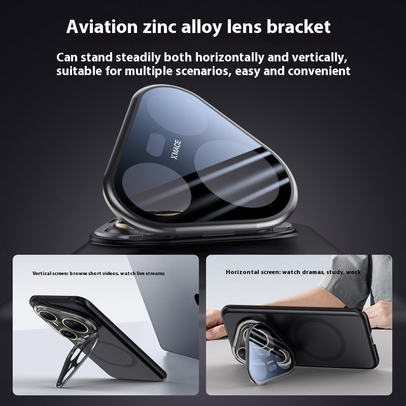 Pura80pro Lens Bracket Magnetic Protection Frosted All-inclusive Drop-resistant Phone Case