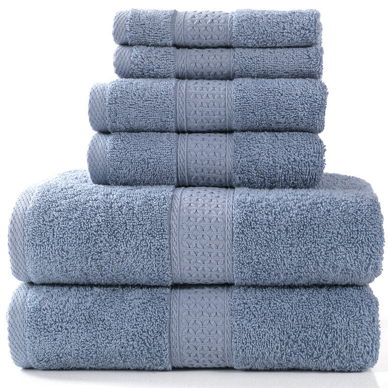 Ensemble de serviettes absorbantes en coton de 3 pièces et 6 pièces