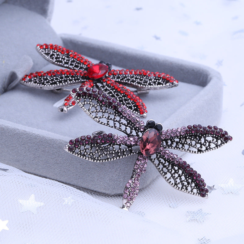 Dragonfly Hollow Brooch