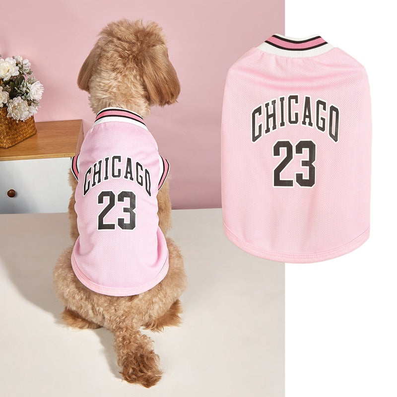 Vêtements pour animaux de compagnie, gilet de basket-ball, vêtements pour chien