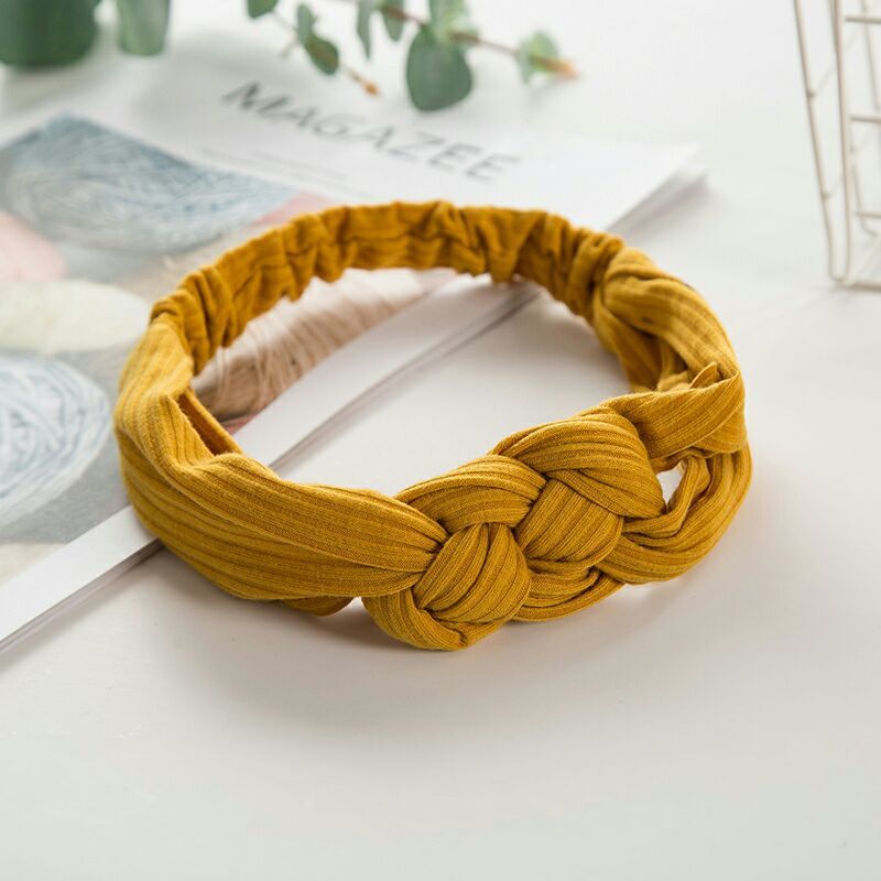 Bandeau tricoté bandeau croisé