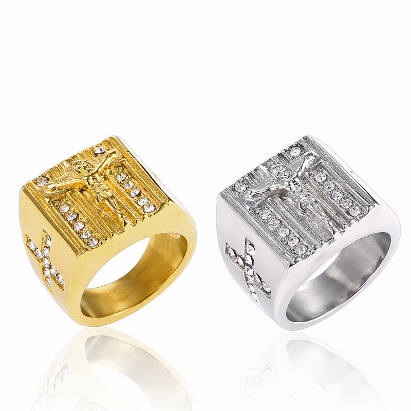Jesus kors ring