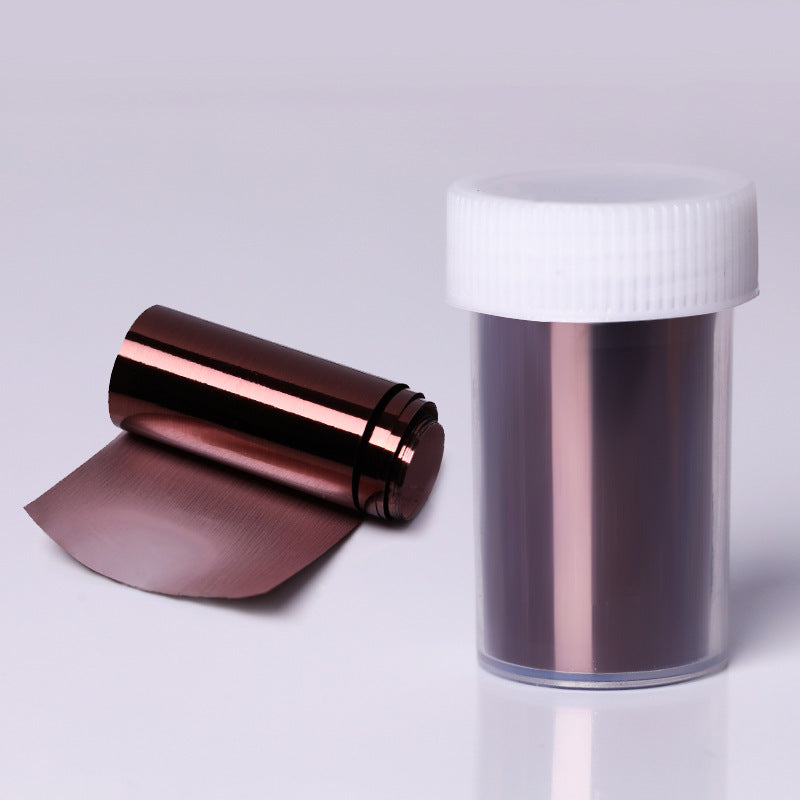 Nail Star papper roséguld överföring klistermärke