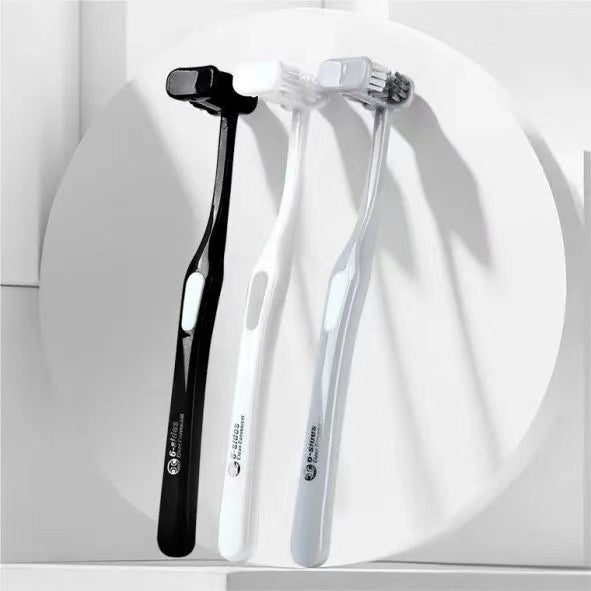 Soft Bristled Toothbrush, Full Wrapped Toothbrush, U-Shaped Toothbrush for Household Cleaning