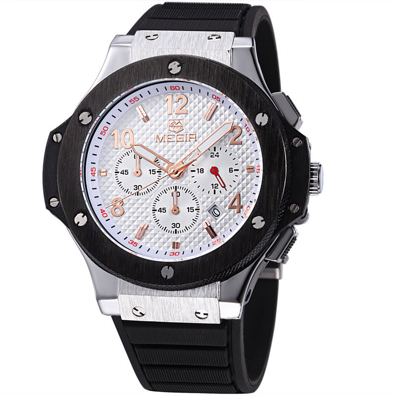 Montres hommes luxe Quartz montre-bracelet mâle sport militaire chronographe montres
