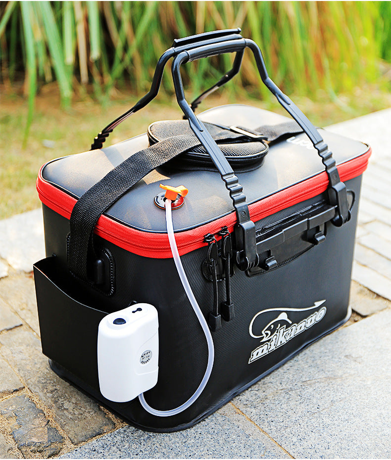 Professional EVA Fishing Bucket - Collapsible Live Well Tank for Anglers