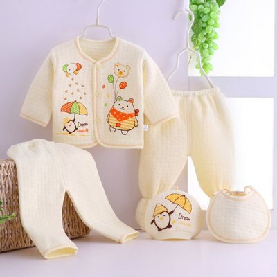 Sous-vêtements pour bébé vêtements chauds cinq pièces