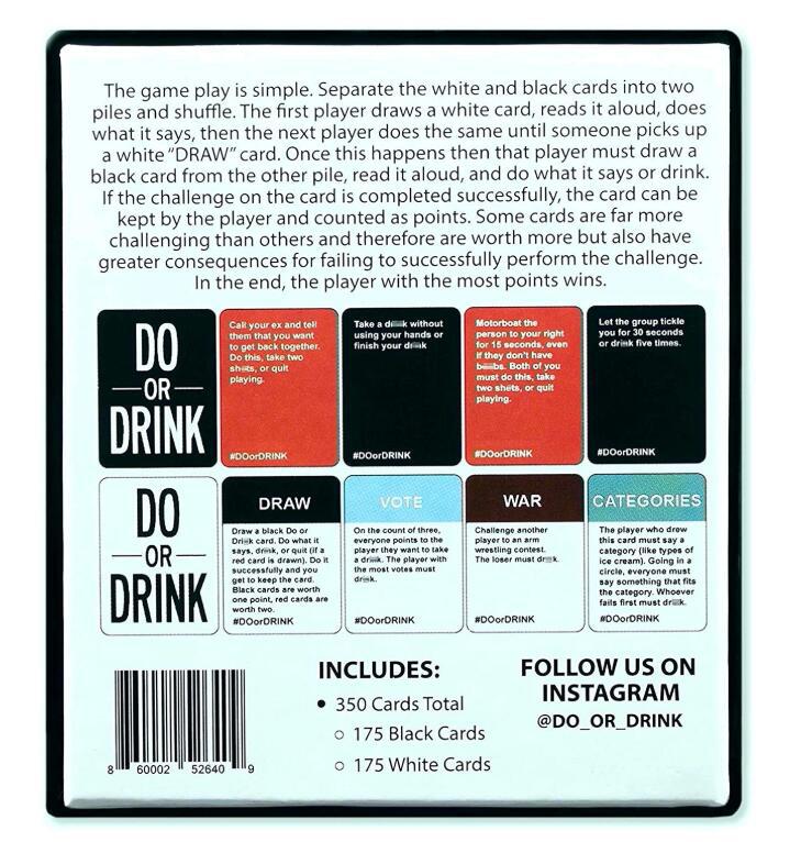 Holiday Celebrations: Board Games Drinking Card Game For Adults