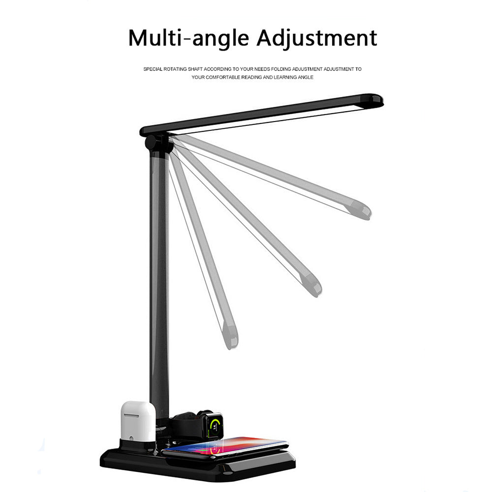 4 in 1 LED Lamp Light Wireless Charger - Multifunctional Desk Light