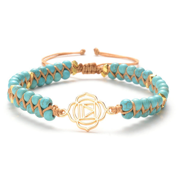 Sju chakra spirituell meditationsarmband