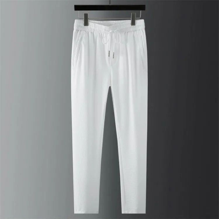 Ensemble deux pièces pantalon léger à manches courtes pour hommes